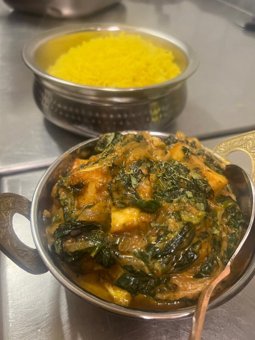 79 - Palak Paneer (d) (Spinatcurry)